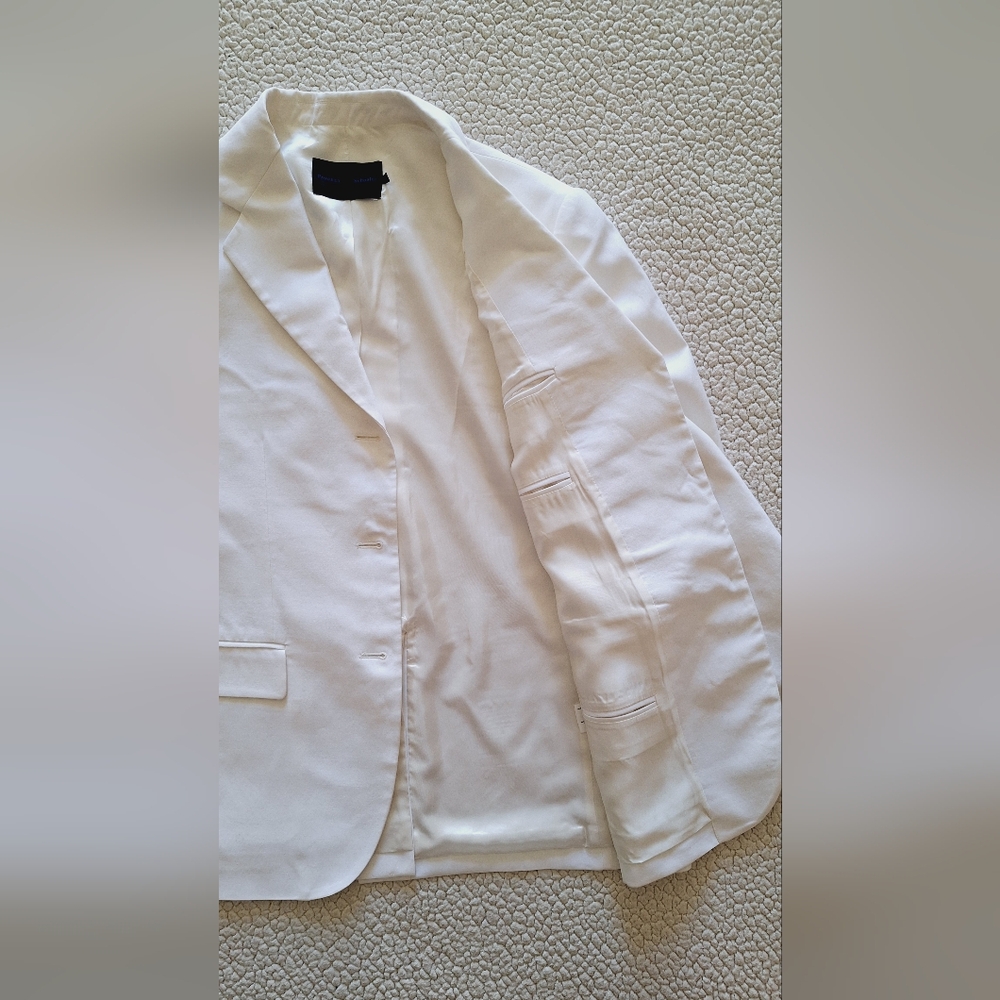 PROENZA SCHOULER Runway Sandis White Blazer Jacket Cotton Viscose US 10 Org$2290 - Picture 13 of 16